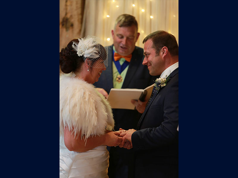 Peter Tautz Celebrant at wedding