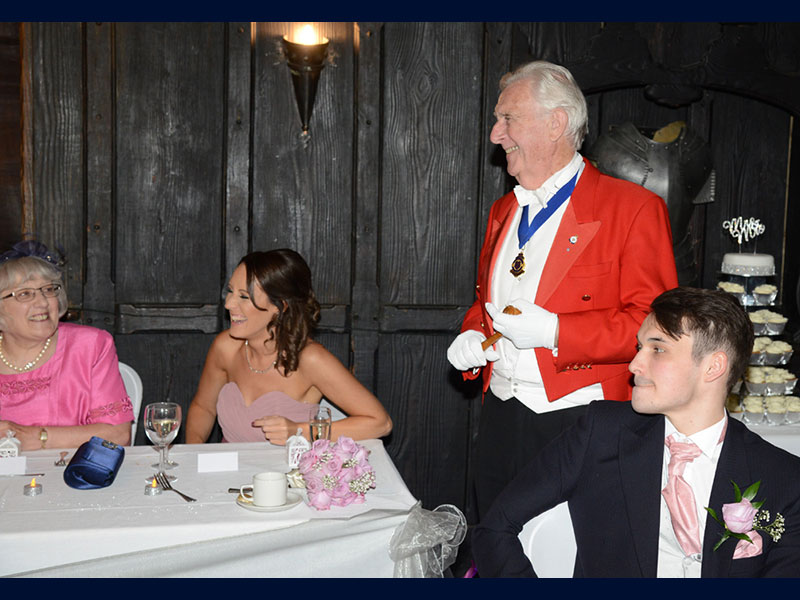 London Guild Toastmaster at Wedding